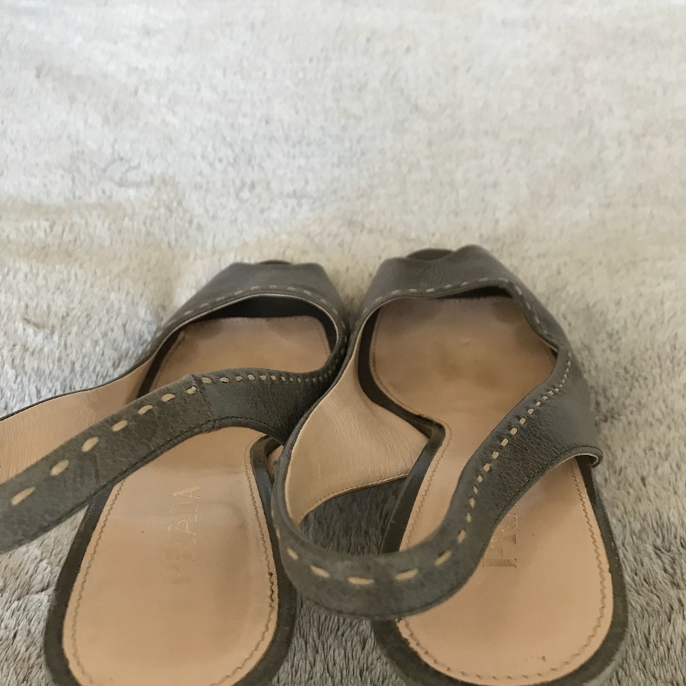Prada Peep Toe Sling Back Heels 38 - Picture 6 of 6